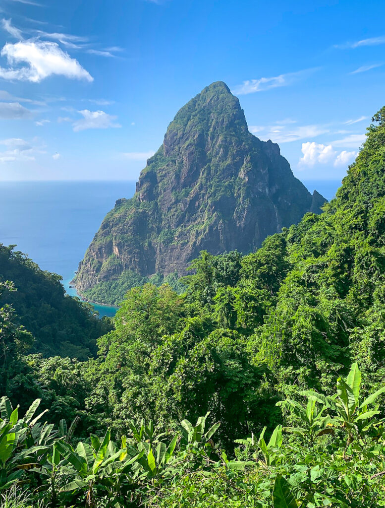 Petit Piton hiking trail St. Lucia