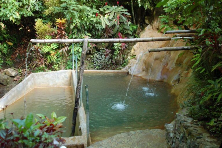 hot mineral baths health benefits St. Lucia