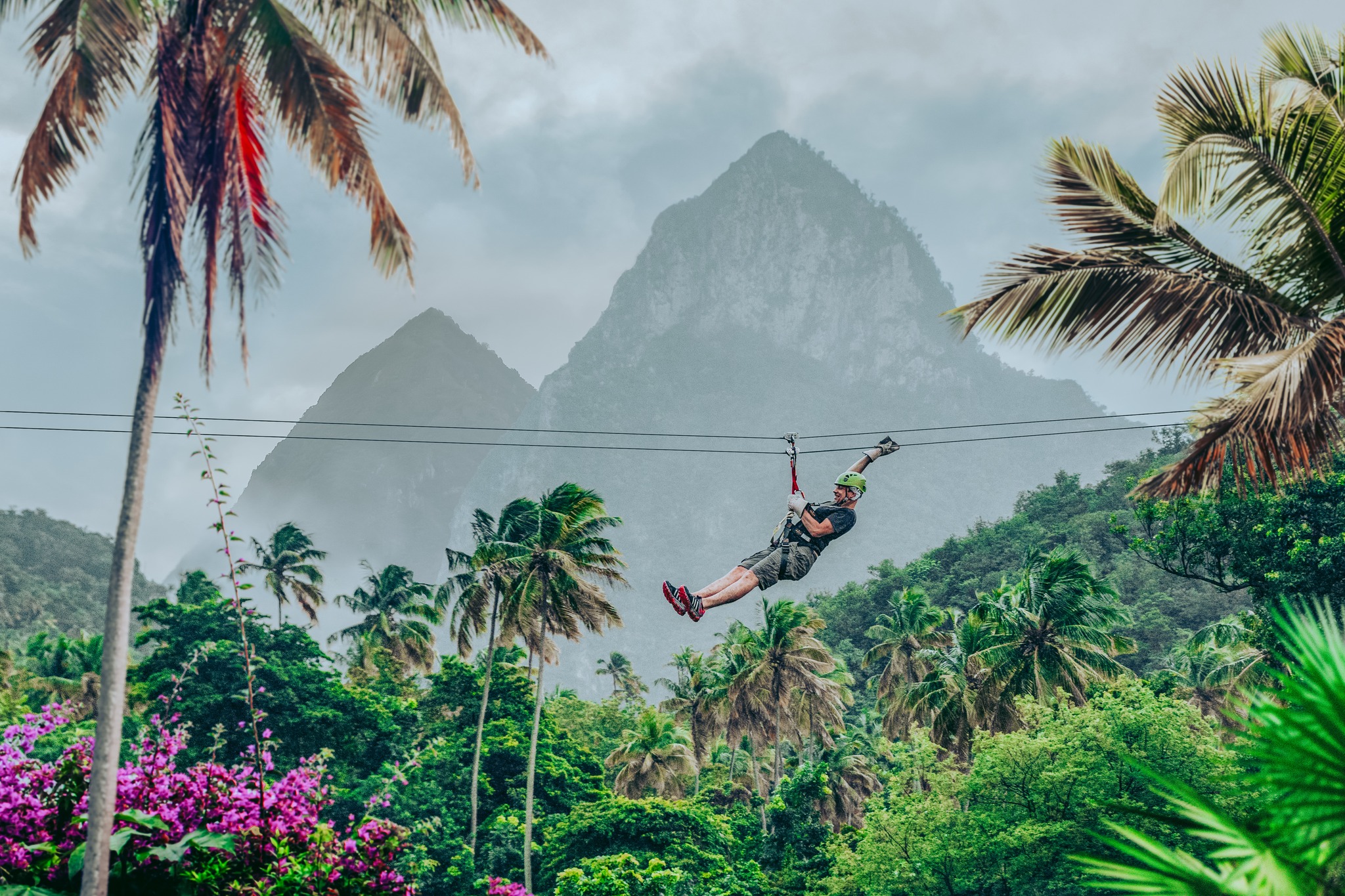 St. Lucia zipline